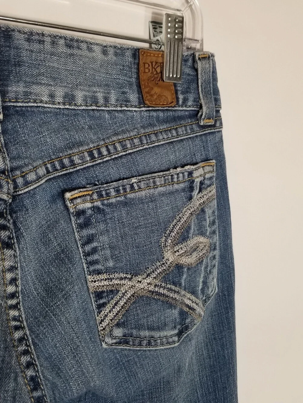 Buckle BKE Culture Boot Cut Jeans Women's 29 Low Rise Stretch Blue Denim 29x31.5